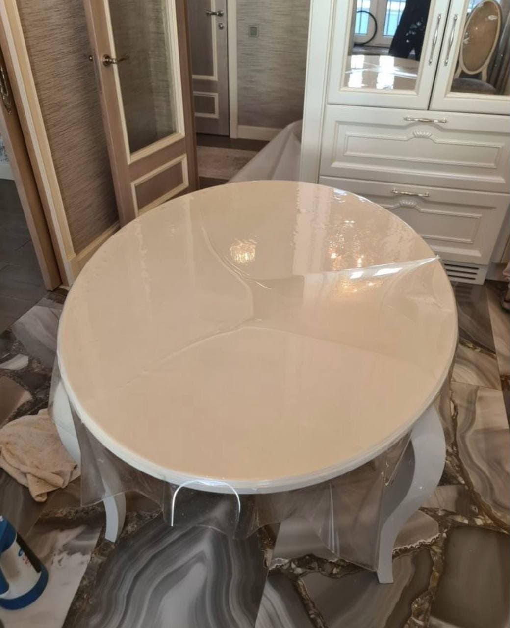 Пример выполненного проекта с полиуретановой пленкой