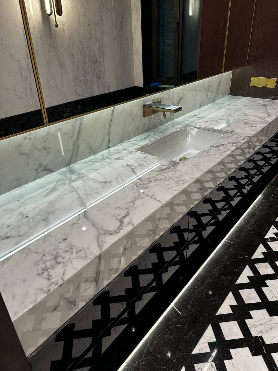 Пример выполненного проекта с полиуретановой пленкой